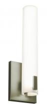  BWNS051412L30D1SN - Bowen - Wall Sconce - Satin Nickel Finish - White Acrylic Shade