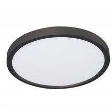  EGRF08LAJD3BK - Edge Round 8'' Flush Mount LED 15W 277V,5 CCT,BK