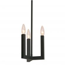  GRCP07CBBK - GRACE 3 LIGHT MINI-PENDANT CANDELABRA BASE