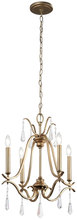  4444-582 - 4 LIGHT CHANDELIER