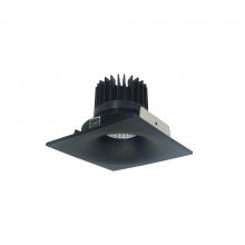  NIO-4SNB27XBB/HL - 4" Iolite LED Square Bullnose, 1500lm/2000lm/2500lm (varies by housing), 2700K, Black Finish