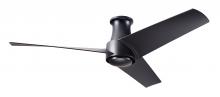  AMB-FM-MB-56-MB-NL-RC - Ambit Flush DC Fan- Matte Black Finish; 56" Matte Black Blades; No Light; Remote Control