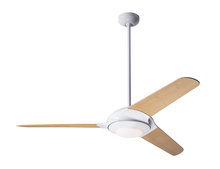  FLO-GW-52-BB-372-002 - Flow Fan; Gloss White Finish; 52" Bamboo Blades; 20W LED; Fan Speed and Light Control (3-wire)