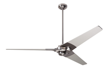  TOR-BN-62-BK-NL-001 - Torsion Fan; Bright Nickel Finish; 62" Black Blades; No Light; Fan Speed Control