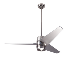  VEL-BN-48-DK-NL-RC - Velo DC Fan; Bright Nickel Finish; 48" Dark Blades; No Light; Handheld Remote Control