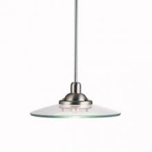  2643NI - Galaxie™ 14" 1 Light Mini Pendant Brushed Nickel