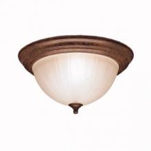  8654TZ - 13.25" 2 Light Flush Mount Tannery Bronze™