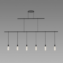  S1B48K-JR181212-RP08 - 48" 2-Tier Linear with Crystal Teardrop Luminaires