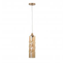  P-G1240011A3 - CARRO HOME Gemini Cylinder Ombre Glass Pendant Light – Light Amber