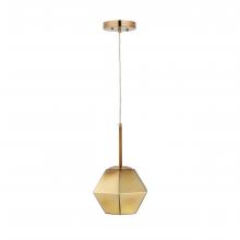  P-G2619011A2 - CARRO HOME Pegasus Jewel Tone Glass Pendant Light – Golden Diamond