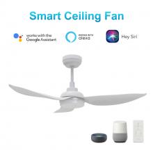  VS453V-L12-W1-1 - Daffodil 45-inch Smart Ceiling Fan with Remote, Light Kit Included, Works with Google Assistant, Ama