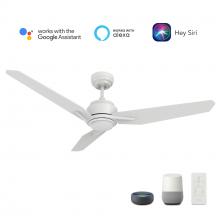  VS483J3-L11-W1-1 - Tracer 48'' Smart Ceiling Fan with Remote, Light Kit Included?Works with Google Assistant an