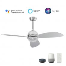  VS483Q3-L12-SC-1 - Coren 48'' Smart Ceiling Fan with Remote, Light Kit Included?Works with Google Assistant and