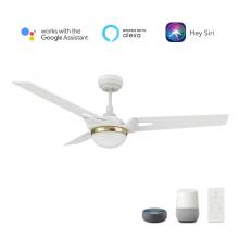  VS523A3-L12-W1-1A - Bedford 52'' Smart Ceiling Fan with Remote, Light Kit Included?Works with Google Assistant a