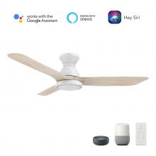  VS523F3-L12-WM1-1-FM - Jaaron 52'' Smart Ceiling Fan with Remote, Light Kit Included?Works with Google Assistant an