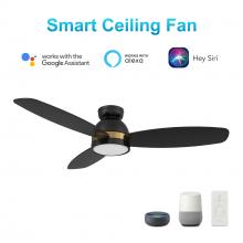  VS523Q5-L12-B2-1-FM - Fremont 52'' Smart Ceiling Fan with Remote, Light Kit Included?Works with Google Assistant a