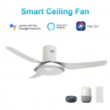  VS523V-L12-W1-1-FM - Daffodil 52-inch Smart Ceiling Fan with Remote, Light Kit Included, Works with Google Assistant, Ama