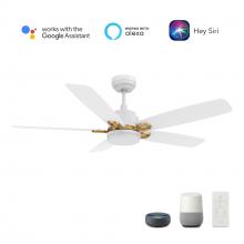  VS525B4-L12-W1-1G - Peyton 52'' Smart Ceiling Fan with Remote, Light Kit Included?Works with Google Assistant an