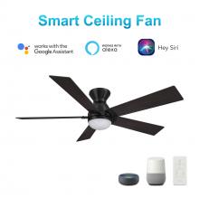  VS525J1-L21-BG-1-FM - Ascender 52-inch Smart Ceiling Fan with Remote, Light Kit Included, Works with Google Assistant, Ama