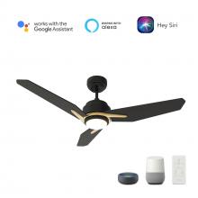  VS563J3-L11-B2-1G - Tracer 56-inch Smart Ceiling Fan with Remote, Light Kit Included, Works with Google Assistant, Amazo