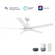  VS605J-L12-W1-1 - Espear 60-inch Smart Ceiling Fan with Romote, Light Kit Included, Works with Google Assistant, Amazo