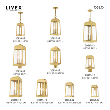  20855-12 - 3 Lt Satin Brass Outdoor Wall Lantern