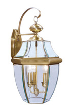  2351-01 - 3 Light AB Outdoor Wall Lantern