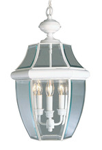  2355-03 - 3 Light White Outdoor Chain Lantern