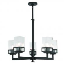  40595-07 - 5 Lt BZ Chandelier