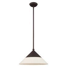  40717-07 - 1 Lt Bronze Mini Pendant