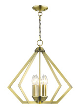  40925-01 - 5 Light Antique Brass Chandelier