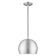  41181-66 - 1 Lt Brushed Aluminum Mini Pendant