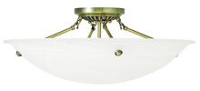  4275-01 - 4 Light Antique Brass Ceiling Mount