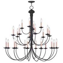  4537-04 - 24 Light Black Chandelier