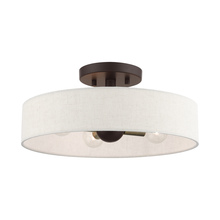  46037-07 - 4 Lt Bronze Semi Flush Mount