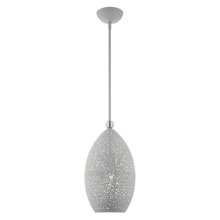  49182-80 - 1 Lt Nordic Gray Pendant