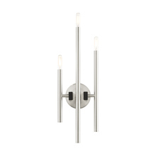  49343-91 - 3 Lt Brushed Nickel  ADA Triple Sconce