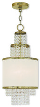  50780-28 - 2 Light Winter Gold Mini Chandelier