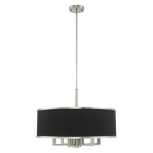  60406-91 - 7 Lt Brushed Nickel Pendant Chandelier