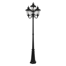  7869-14 - 4 Lt Textured Black Outdoor Post Light