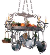  116372 - 53" Long Neo 6 Light Pot Rack