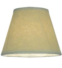  116558 - 5"W X 4"H Aged Celadon Beige Parchment Shade