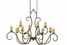  117425 - 48"L Clifton 10 LT Oblong Chandelier