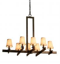  118284 - 36" Long Dante 8 Light Oblong Chandelier