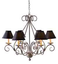  118910 - 30" Wide Olivia 6 Light Chandelier