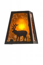  120132 - 8" Wide Lone Stag Wall Sconce