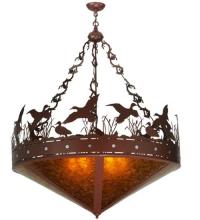 Meyda Blue 130708 - 42"W Ducks in Flight Inverted Pendant