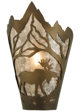  136672 - 8"W Moose at Dawn Right Wall Sconce