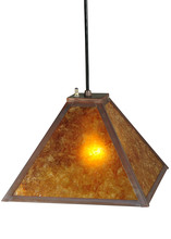 Meyda Blue 138621 - 12"Square Mission Prime Pendant