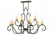  149204 - 48"L Clifton 10 LT Oblong Chandelier